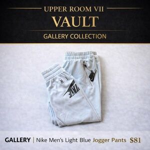 Nike Men's Light Blue Jogger Pants